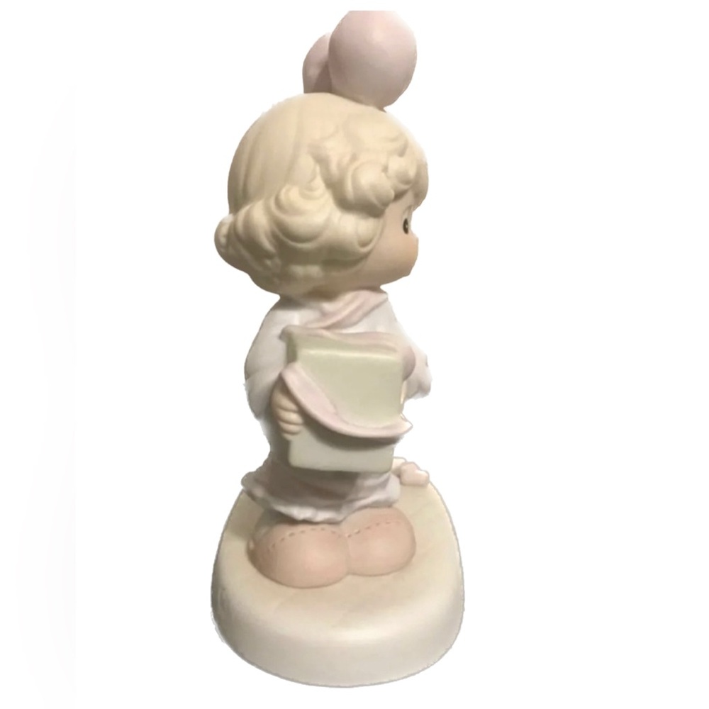 1993 Precious Moments "Tied Up For The Holidays" Figurine - Picture 4 of 7